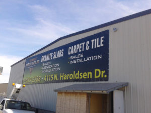 large banner signage