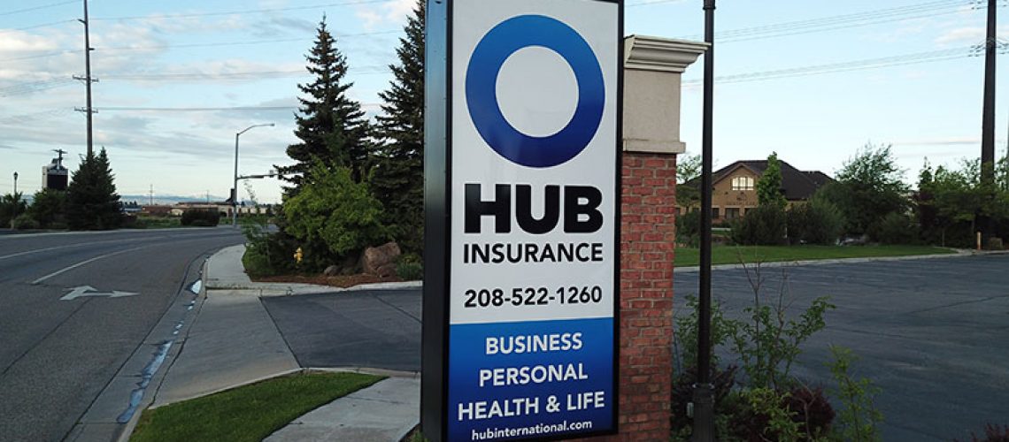 Hub Insurance - signs idaho falls