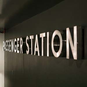 Passenger Station - signs idaho falls
