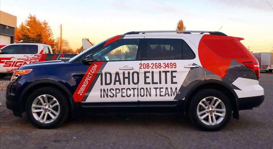 Elite Inspection Team Vehicle Wrap - vehicle wraps idaho falls